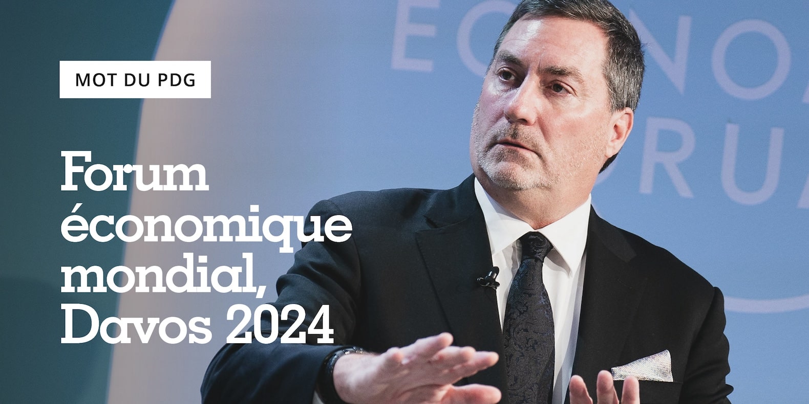 Mark Rose on panel discussion at World Economic Forum 2024